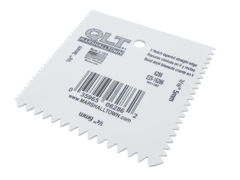 QLT 6286 Plastic V Notched Spreader