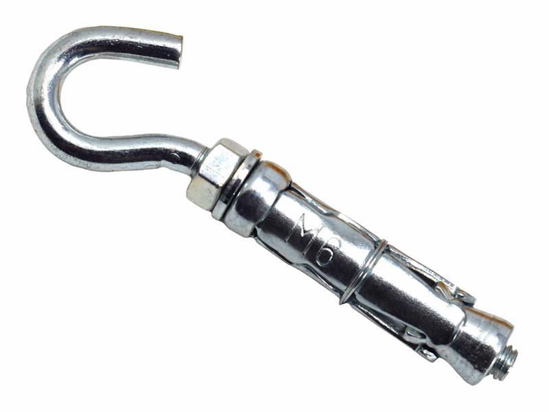 MASONMATE Hook Bolt Shield Anchor M6 (50)