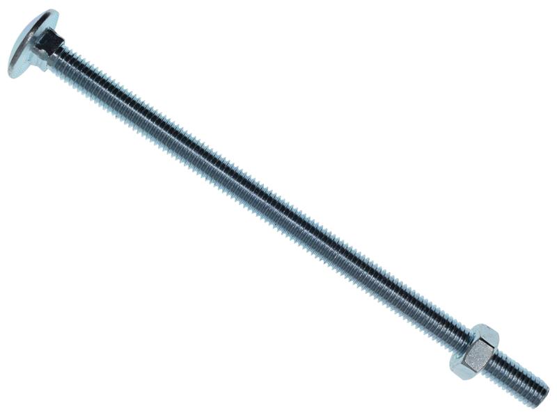 Cup Square Hex Bolt & Nut ZP M8 x 150mm Box 10