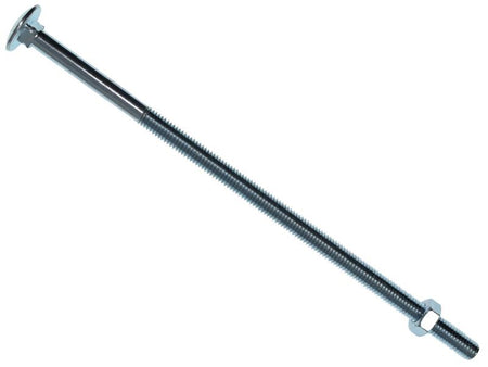 Cup Square Hex Bolt & Nut ZP M8 x 200mm Box 10