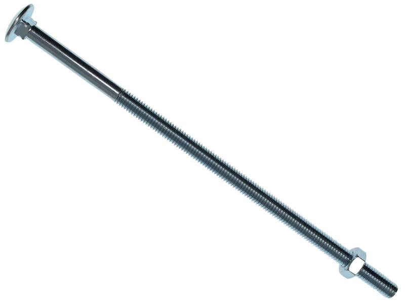 Cup Square Hex Bolt & Nut ZP M8 x 200mm Box 10