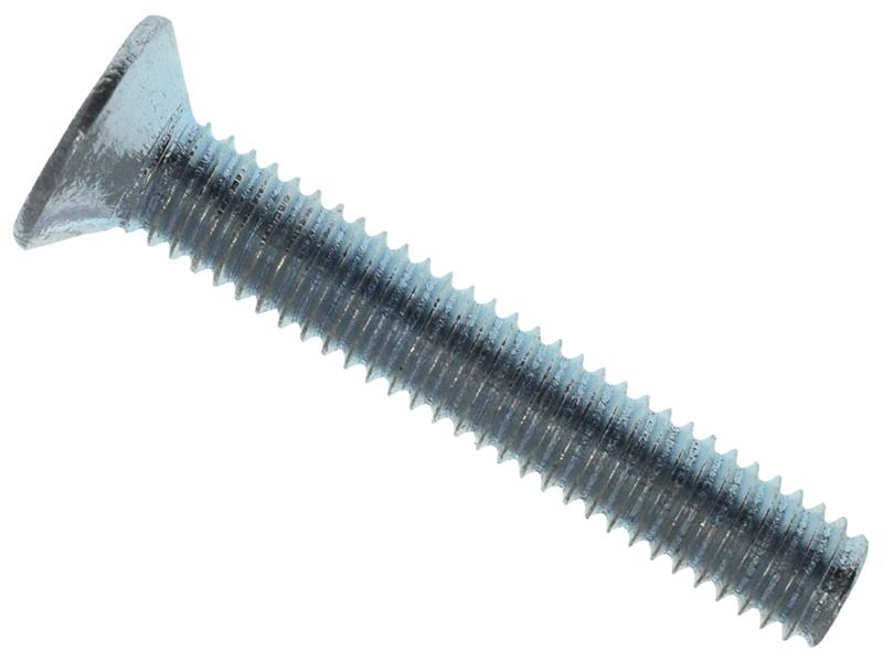 Machine Screw Pozi Compatible CSK ZP M5 x 25mm Box 50