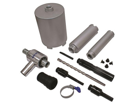 Dust Management Core Drill Kit, 9 Piece