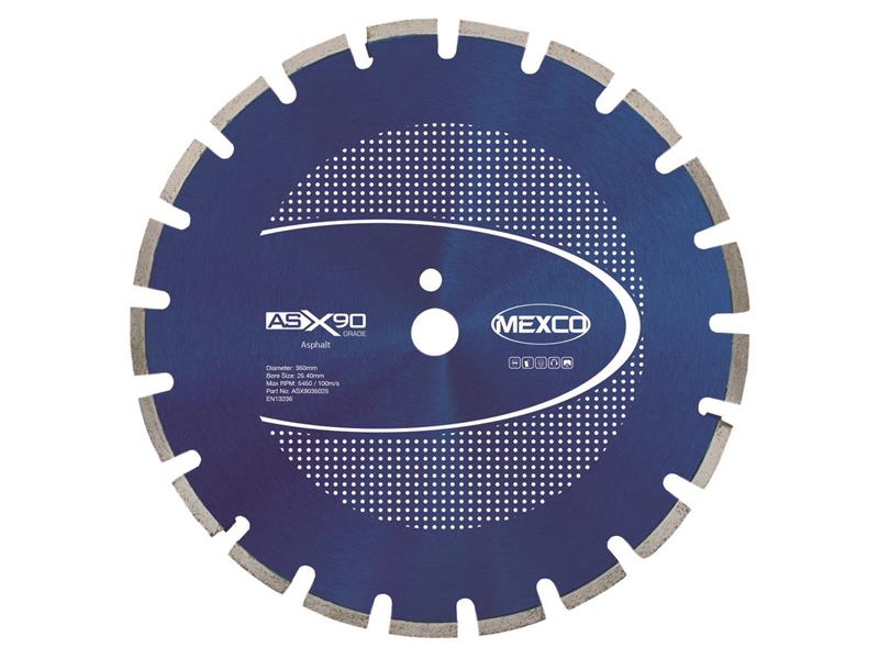 Asphalt X90 Grade Diamond Blade 350 x 25.4mm