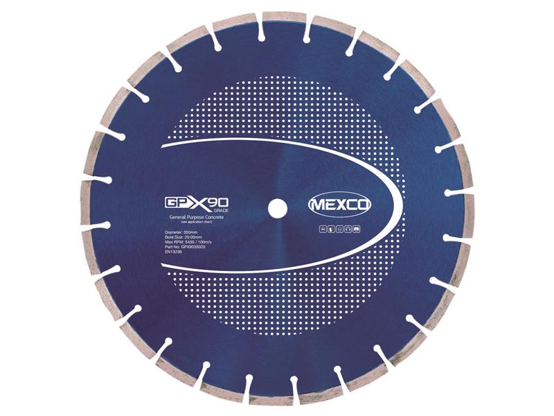 GPX90 Concrete Diamond Blade 350 x 20mm