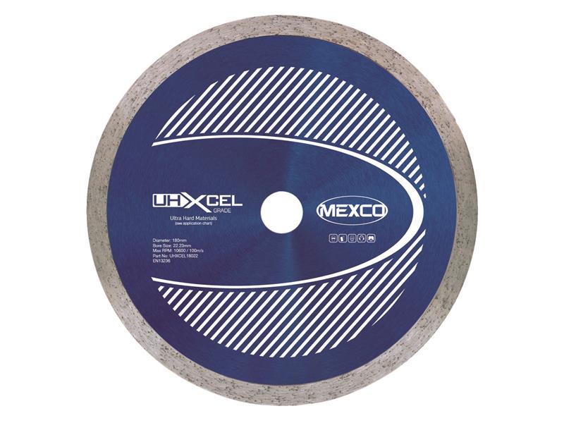 UHXCEL Ultra Hard Materials Diamond Blade 180 x 25.4mm