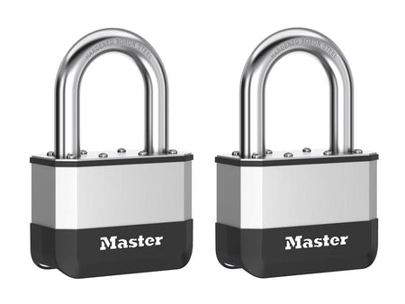 Elite™ Laminated 45mm Padlock - 38mm Shackle (Pack of 2)