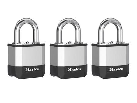 Elite™ Laminated 45mm Padlock - 25mm Shackle (Pack of 3)