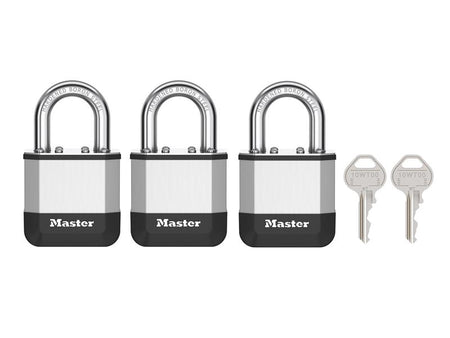 Elite™ Laminated 45mm Padlock - 25mm Shackle (Pack of 3)
