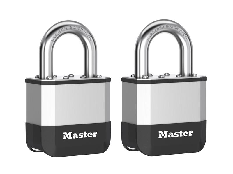 Elite™ Laminated 52mm Padlock - 25mm Shackle (Pack of 2)
