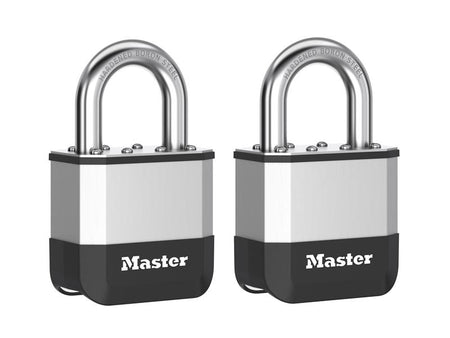 Elite™ Laminated 52mm Padlock - 25mm Shackle (Pack of 2)
