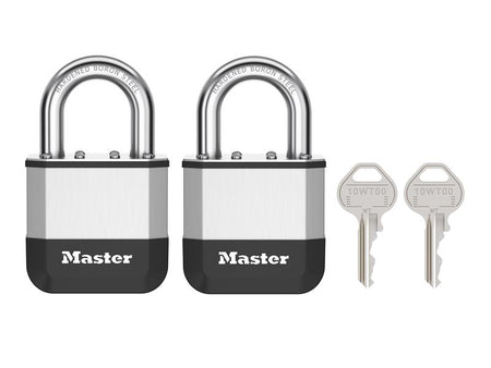 Elite™ Laminated 52mm Padlock - 25mm Shackle (Pack of 2)