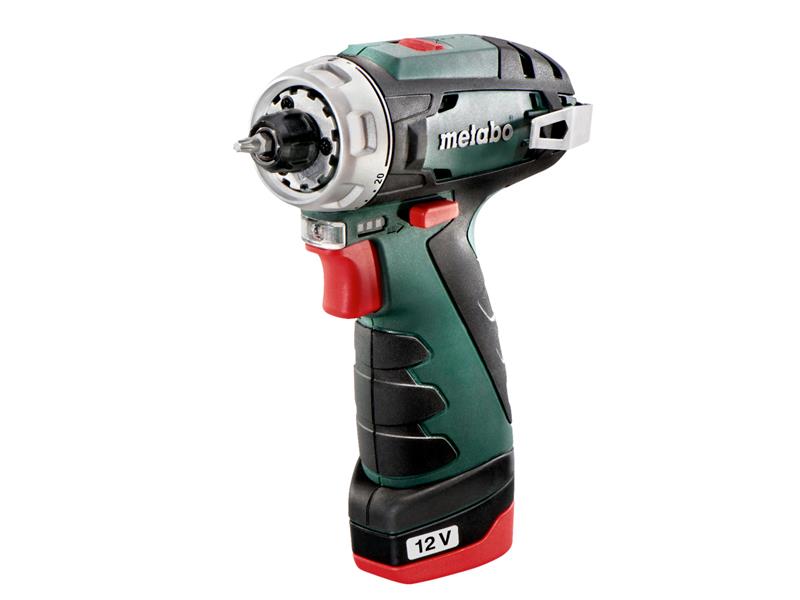 Metabo PowerMaxx BS Drill Driver Basic Set 12V 2 x 2.20Ah Li-ion
