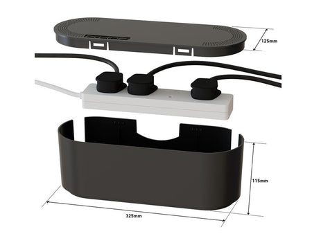 Home Cable Tidy Black