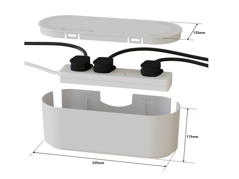 Home Cable Tidy White