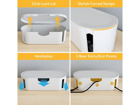 Home Cable Tidy White