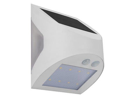 Prysm Outdoor Solar Wall Light with PIR Motion Sensor - White 300 Lumens
