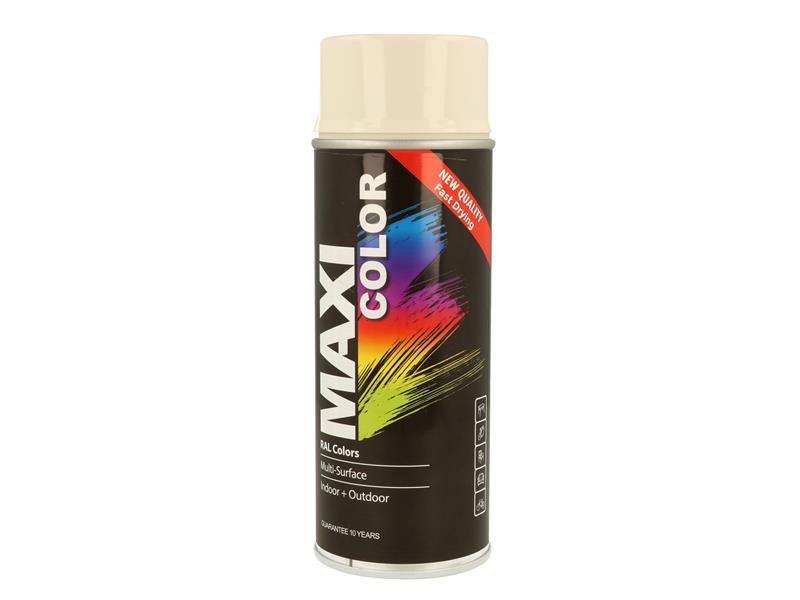 Spray Paint Gloss Cream White 400ml MX9001