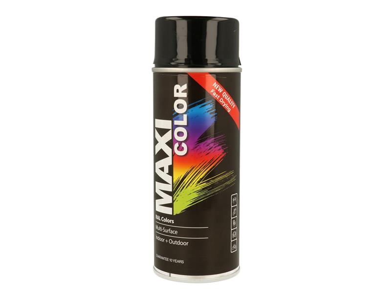 Spray Paint Gloss Deep Black 400ml MX9005