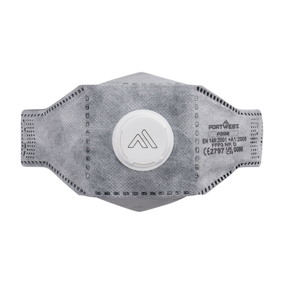 EAGLE FFP3 Valved Carbon Fold Flat Respirator (Pk10)