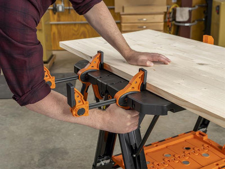 E‑Z Clamp™ Heavy Duty Folding Worktable