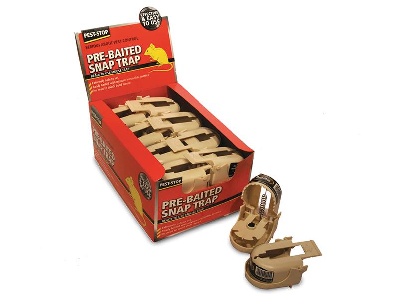 Pest-Stop Systems Little Nipper Snap Trap Baited PSSTM