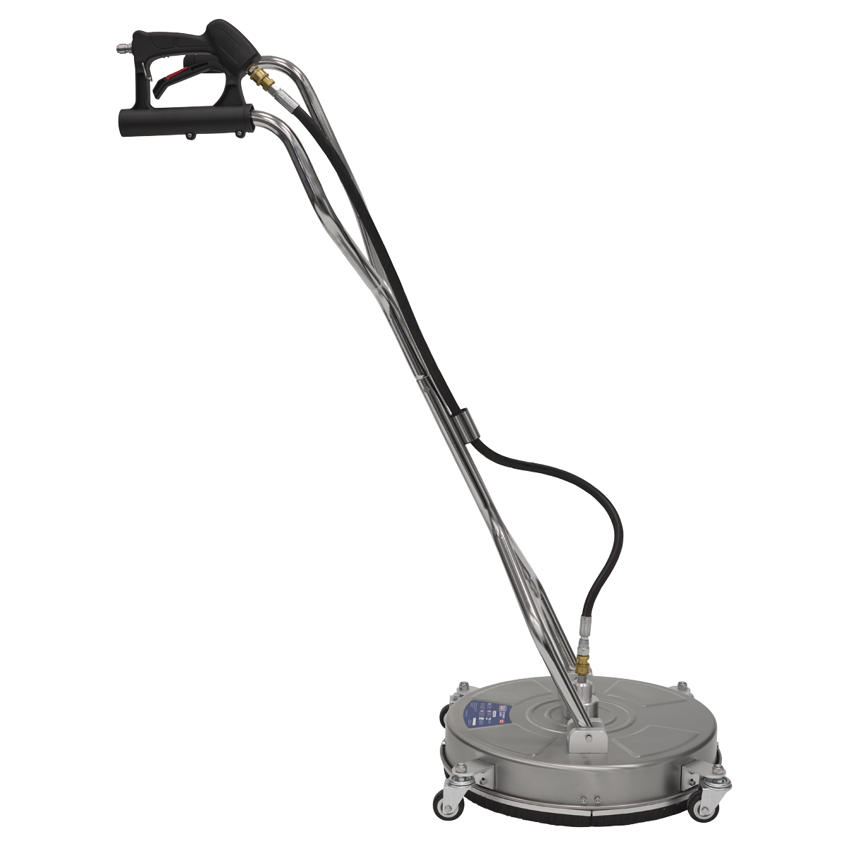 Sealey 18" Surface Cleaner with Dual Handle & Rotating Spray Bar - Stainless Steel Model No-PWAK18