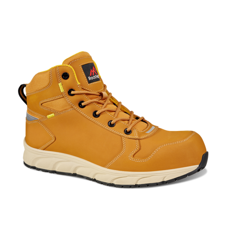 Rock Fall RF113 Sandstone Lightweight Honey Safety Boot Size 12