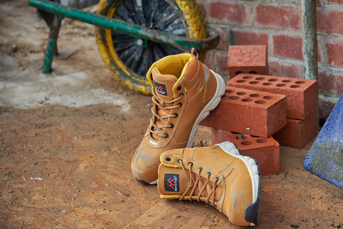 Rock Fall RF113 Sandstone Lightweight Honey Safety Boot Size 12