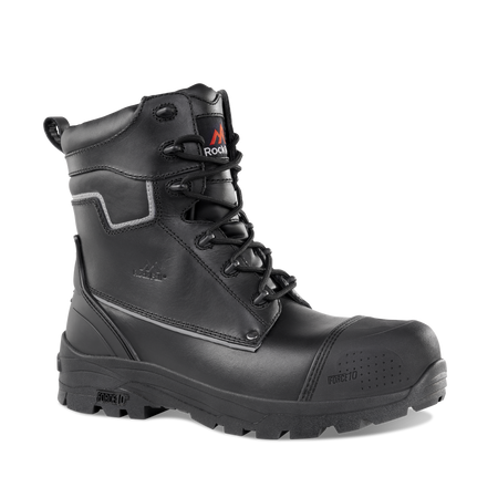 Rock Fall Shale Black High Leg Safety Boot: Model No.RF15