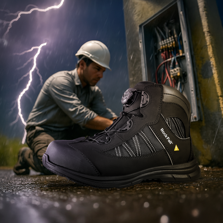 Rock Fall RF160 Ohm Electrical Hazard BOA Safety Boot: Model No. RF160