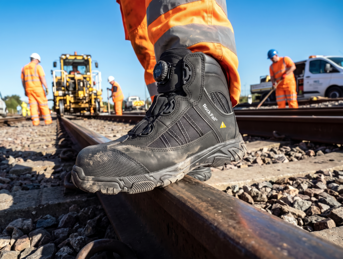 Rock Fall RF160 Ohm Electrical Hazard BOA Safety Boot: Model No. RF160
