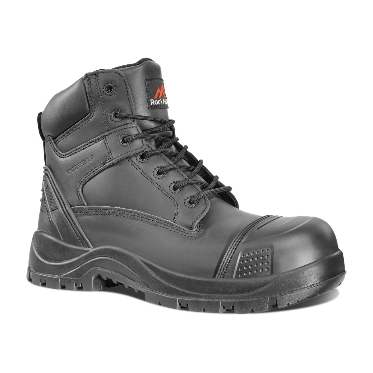 Rock Fall Slate Black Wide Fitting Safety Boot: Model No.RF460