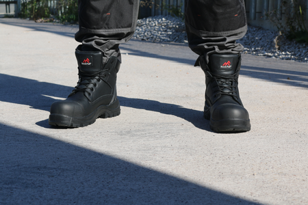 Rock Fall Slate Black Wide Fitting Safety Boot: Model No.RF460