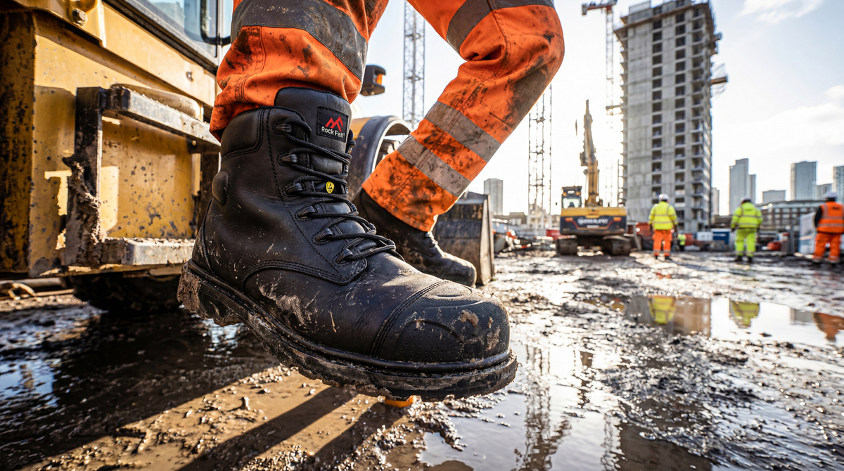 Rock Fall RF505 Talos ESD Waterproof Large Size Safety Boot: Model No. RF505
