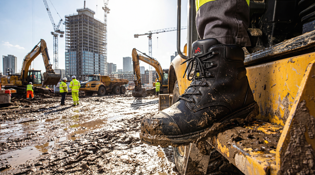 Rock Fall RF505 Talos ESD Waterproof Large Size Safety Boot: Model No. RF505