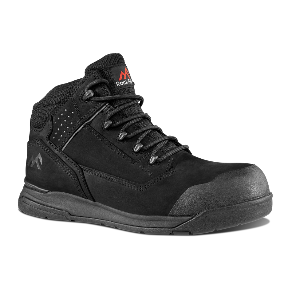 Rock Fall RF620 Anaheim Black Waterproof Safety Boot: Model No. RF620