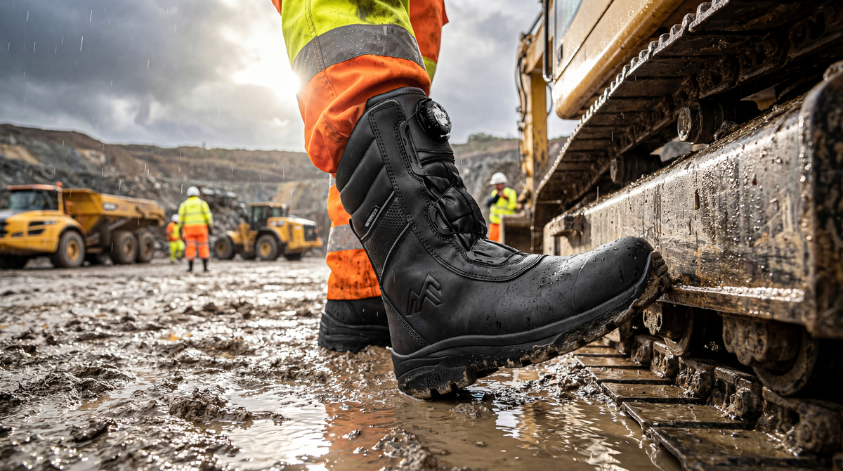 Rock Fall RF710 Magma High Leg Internal Metatarsal Waterproof BOA Safety Boot: Model No. RF710