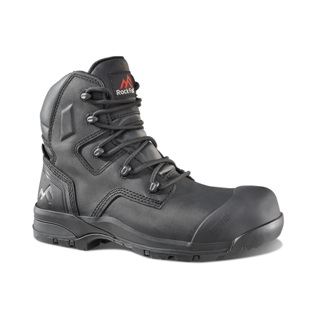 Rock Fall RF725 Carbon Black Waterproof ESD Women's Safety Boot: Model No. RF725
