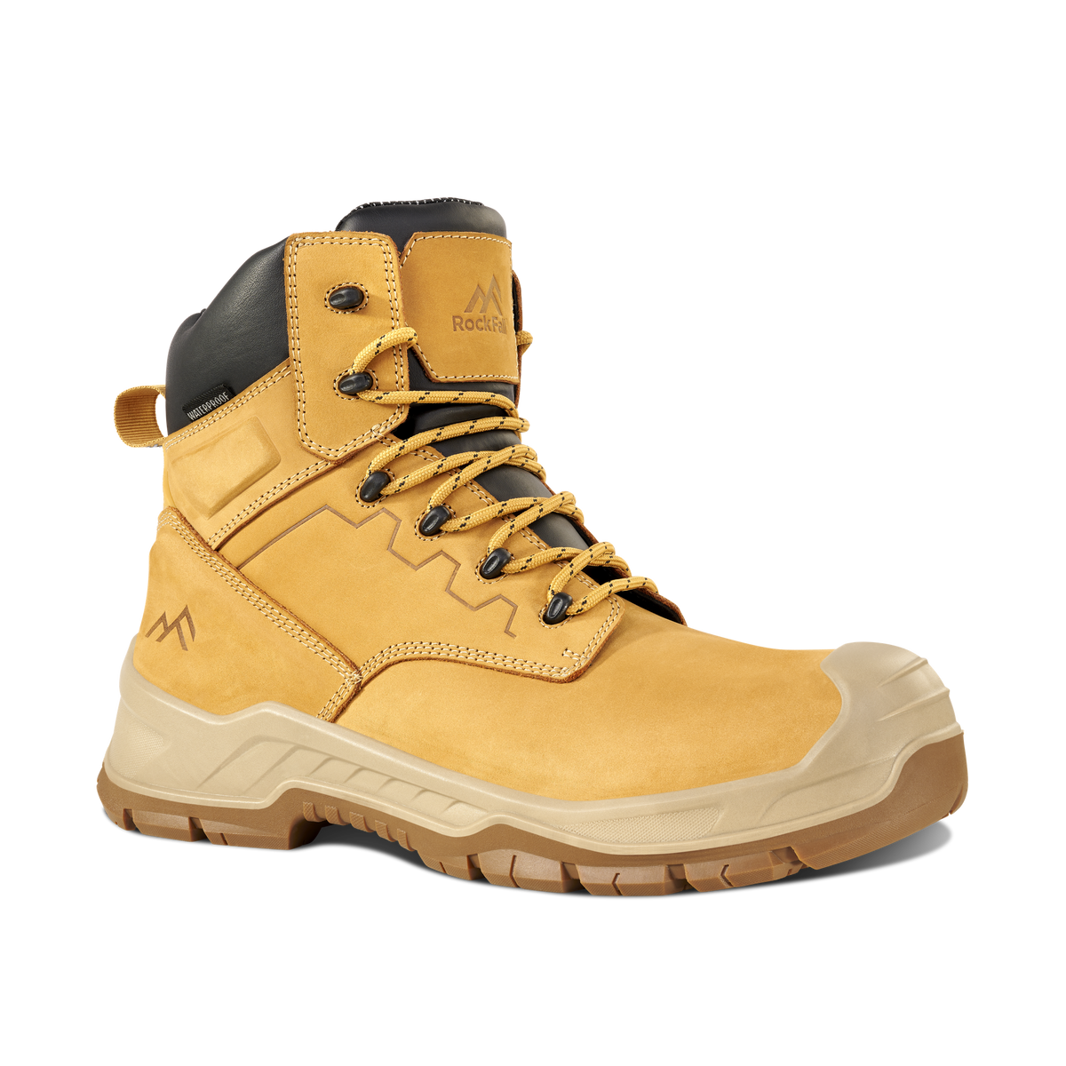 Rock Fall RF742 Colton Honey Waterproof Safety Boot: Model No. RF742