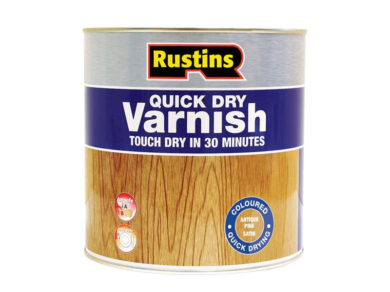Quick Dry Colour Varnish Satin Mahogany 250ml