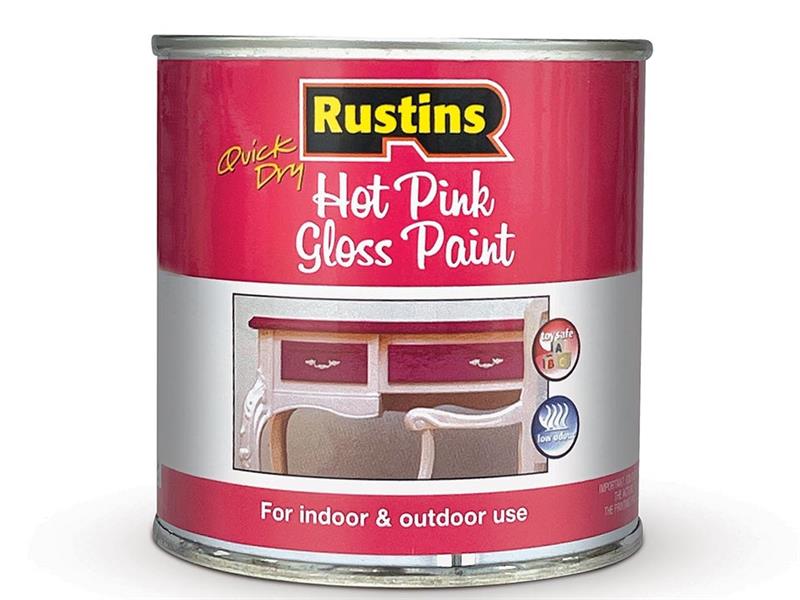 Quick Dry Small Job Gloss Hot Pink 250ml