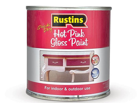 Quick Dry Small Job Gloss Hot Pink 250ml