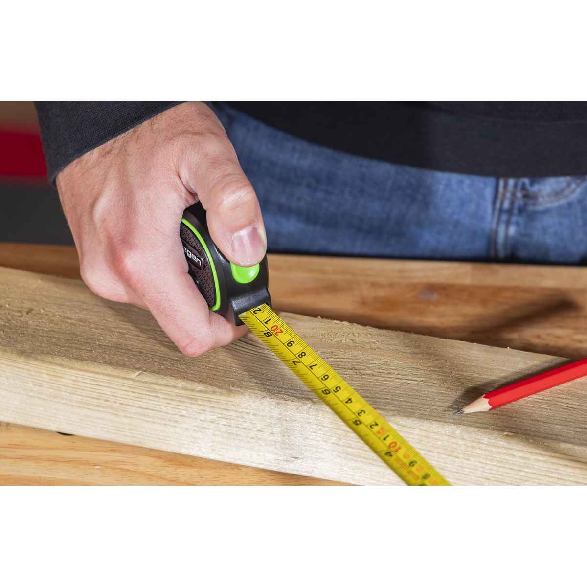 Sealey Metric/Imperial Auto Lock Tape Measure 3m(10ft) x 16mm Model No-S01327