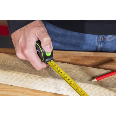 Sealey Metric/Imperial Auto Lock Tape Measure 3m(10ft) x 16mm Model No-S01327