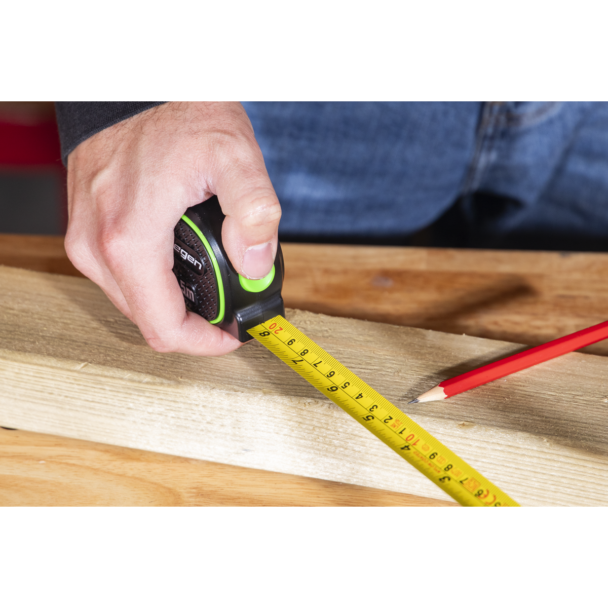 Sealey Metric/Imperial Auto-Lock Tape Measure 5m(16ft) x 19mm Model No-S01328