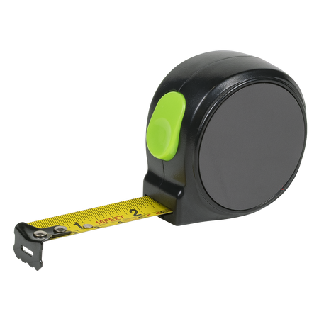 Sealey Metric/Imperial Auto-Lock Tape Measure 5m(16ft) x 19mm Model No-S01328