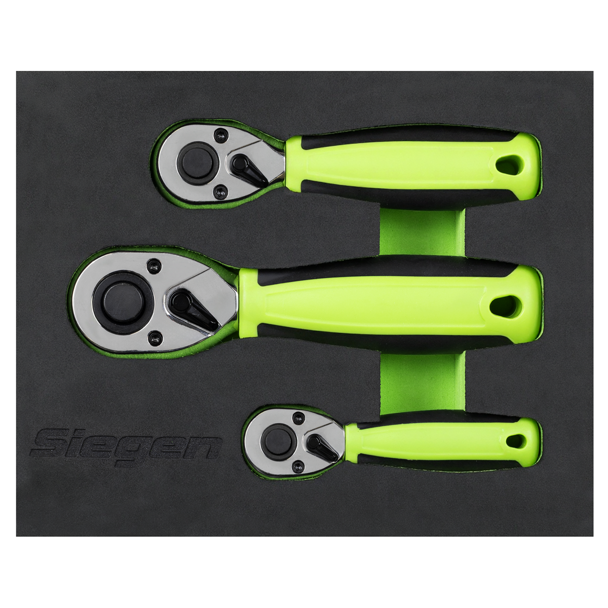 Sealey Stubby Ratchet Wrench Set 3pc Model No-S01330