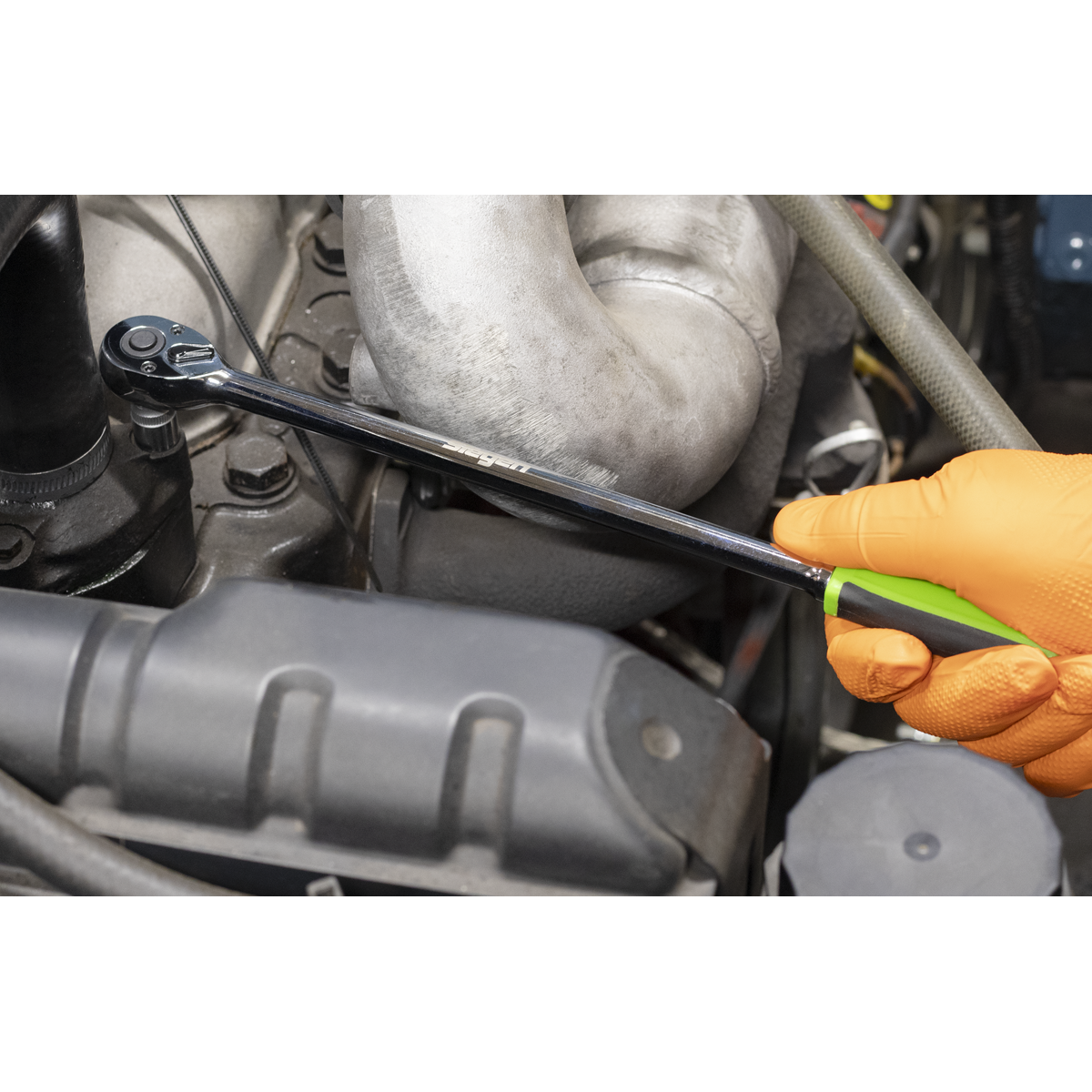 Sealey Extra-Long Ratchet Wrench Set 3pc Model No-S01332