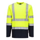 Hi-Vis Two-Tone T-Shirt L/S - Style PW- S280